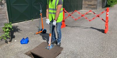 Magnetische putdeksellichter vierkant