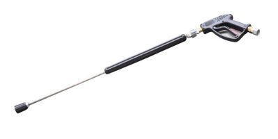 Hogedruk spuitpistool voorzien van enkele spuitlans 70 cm