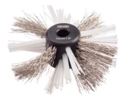 FlexShaft K9-204 reinigingsborstel nylon/staal voor 75 mm afvoerbuis
