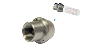 Adapter voor 1/2” (12 mm) rioolslang