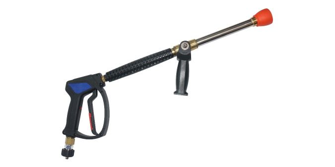 HeavyDuty hogedruk spuitpistool met robuuste spuitlans 52 cm