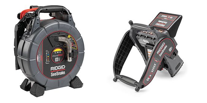 SeeSnake microReel APX met CS6X VERSA